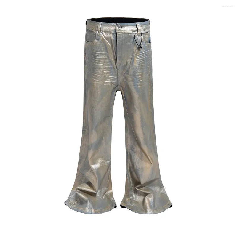 Mens Jeans Coated Stamping Flared For Men Ropa... From Dh3207035 