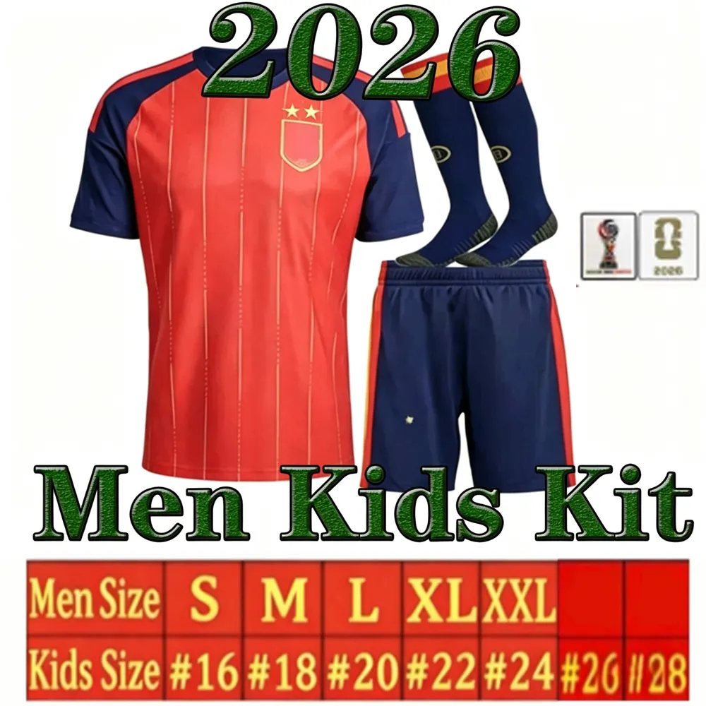 Spain National Team Football Shirt 2026, Retro Style From