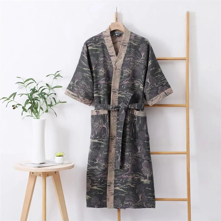 double layered dressing gown Summer Couple Layer Gauze... From Leemostore, Rs.3,446.95 BRAND: TIBI