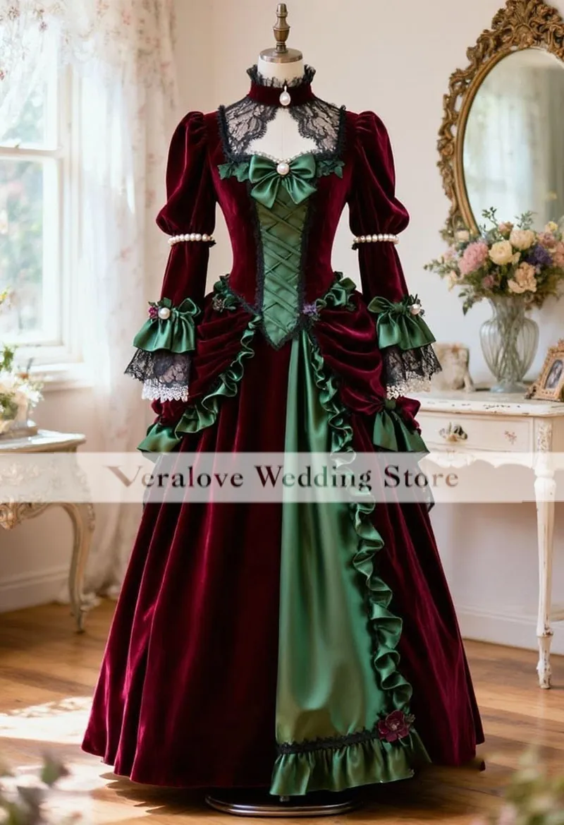 green celtic wedding dresses Victorian Red And Gothic 2026... From Veralove999, Rs.11,653.3 Last chance