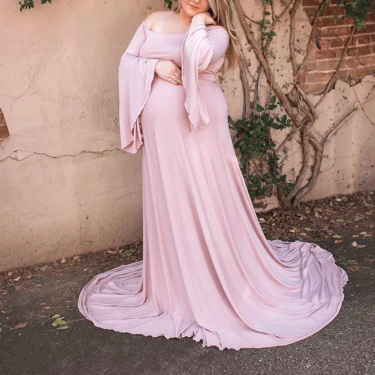 designer dress for pregnant women 2026 New Womens New... From Yolobaby1, $23.06 Color:Dark Peach (920) Silquee Women's Elegant Solid *WITCHY* Maxi dress 3% Elastane