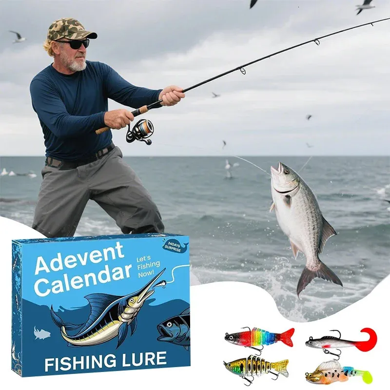 advent calendar fishing lures This $41 Amazon is a 'great gift' for the fishing fanatic' The sharp hooks are made of metal and are durable 12 Days of Fishmas Fishing