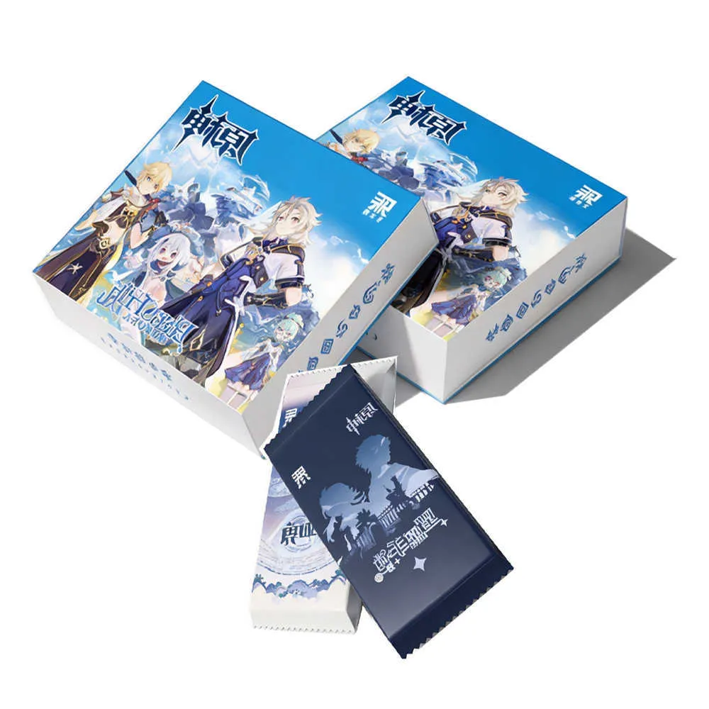 genshin tcg booster box RZAHUAHU G-I Cards 5th Generation 5R Enhance your card game collection with the Genius Invokation Vol.4 Trading Card Game Booster Pack (CN) from the renowned game universe Genshin Impact Cards,Genshin Impact Cards