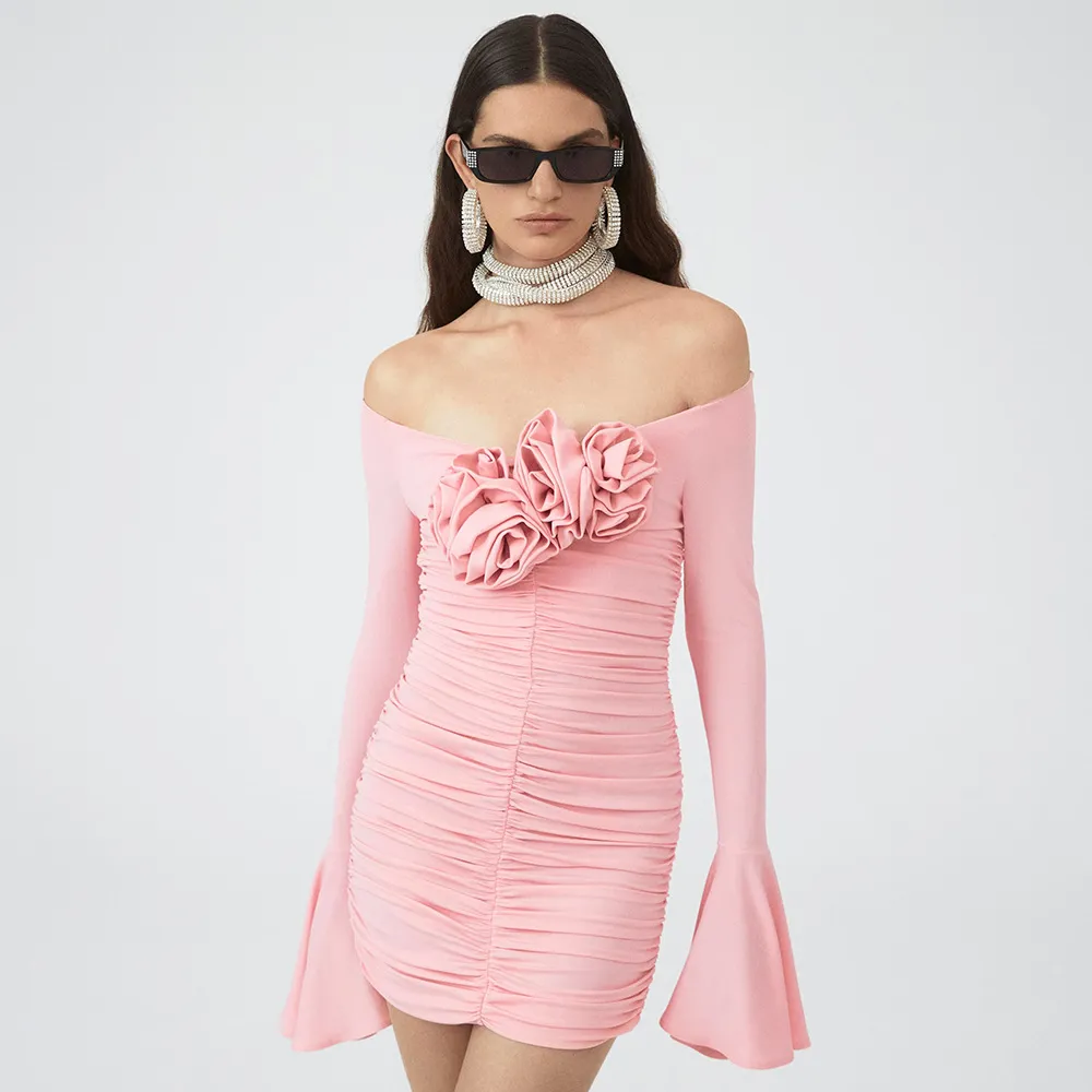 pink bandage dress Camellia Long -Light M The blend of fashion Pay With:$35.00 (Silkroll Fee: $0.88) _okendo:syndication_key:CL135893002 One for the 2026