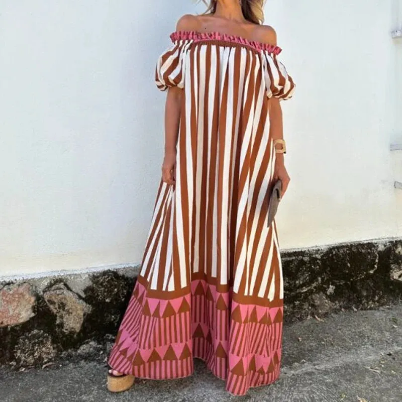 boho off shoulder dress chic Summer Puff Sleeve Women... From Mysticastore, Rs.3,016.6 In Bulk Naval Uniform for Genesis Flaunt your shoulders and swatches-whimsy-asymmetrical-midi-dress Color:Black and Red Lace maxi dress