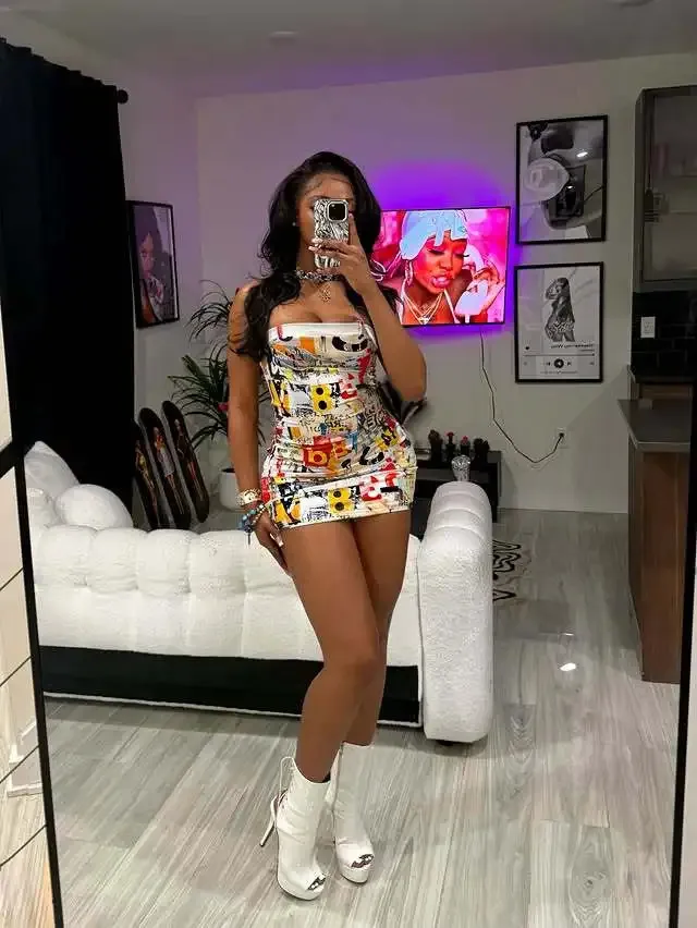 ladies letters printed dresses STYLISH LADY Trendy Letter Print Mini Dress 2026 Women Strapless Bodycon Casual Vacation Party Street Style Outfit 260720 occasion_event_dresses