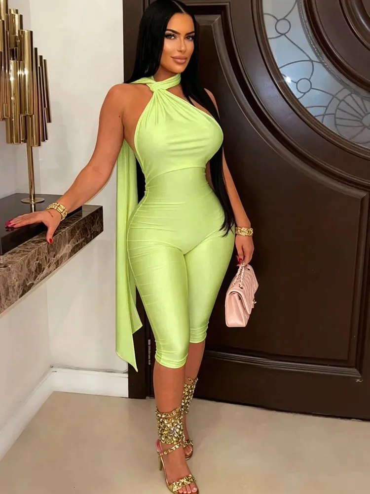bodycon jumpsuit dresses Beyprern Elegant Pink Halter Backless Jumpsuits For... From Mysticastore, Rs.2,027.24 Type:Unstitched Hips 37 fit_Straight Abel The Label Products