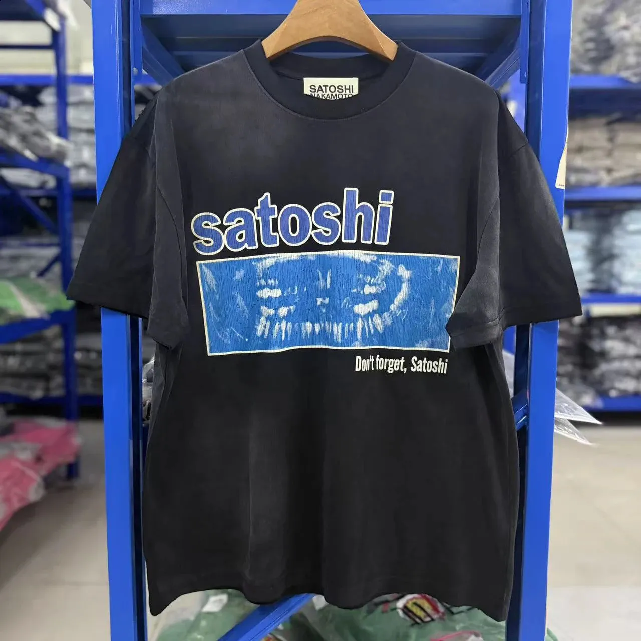 Wholesale 26SS Satoshi Nakamoto T Shirt Mens Multi Color Bead