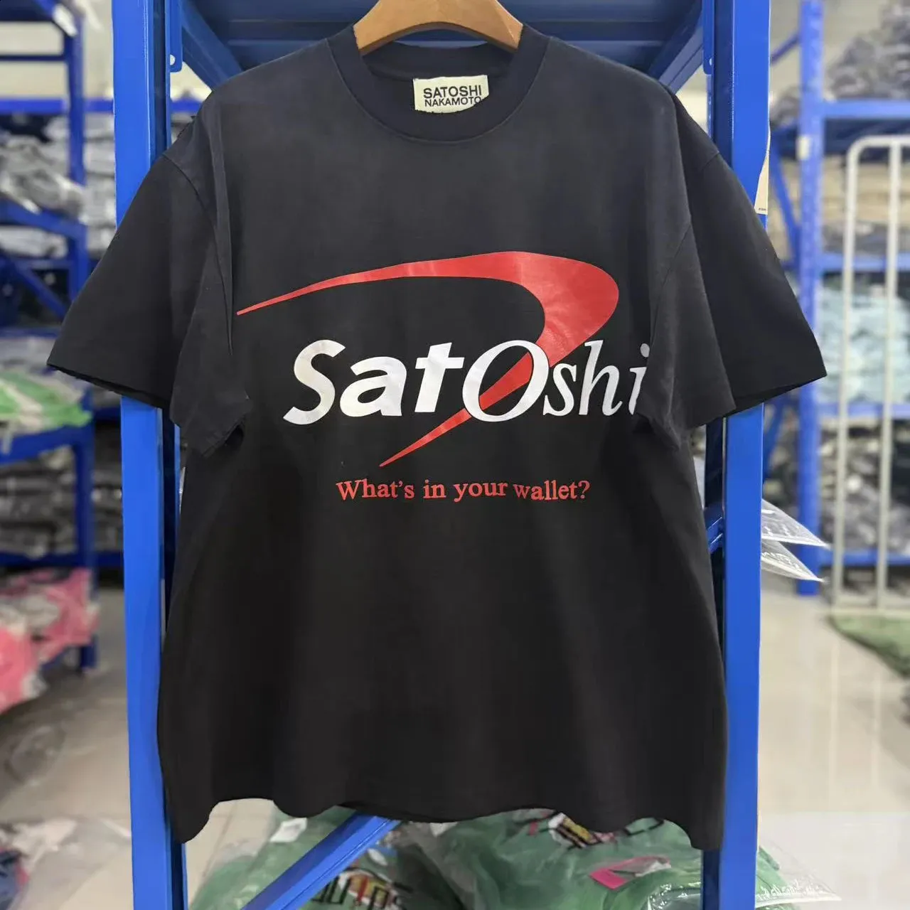 Wholesale 26SS Satoshi Nakamoto T Shirt Mens Multi Color Bead