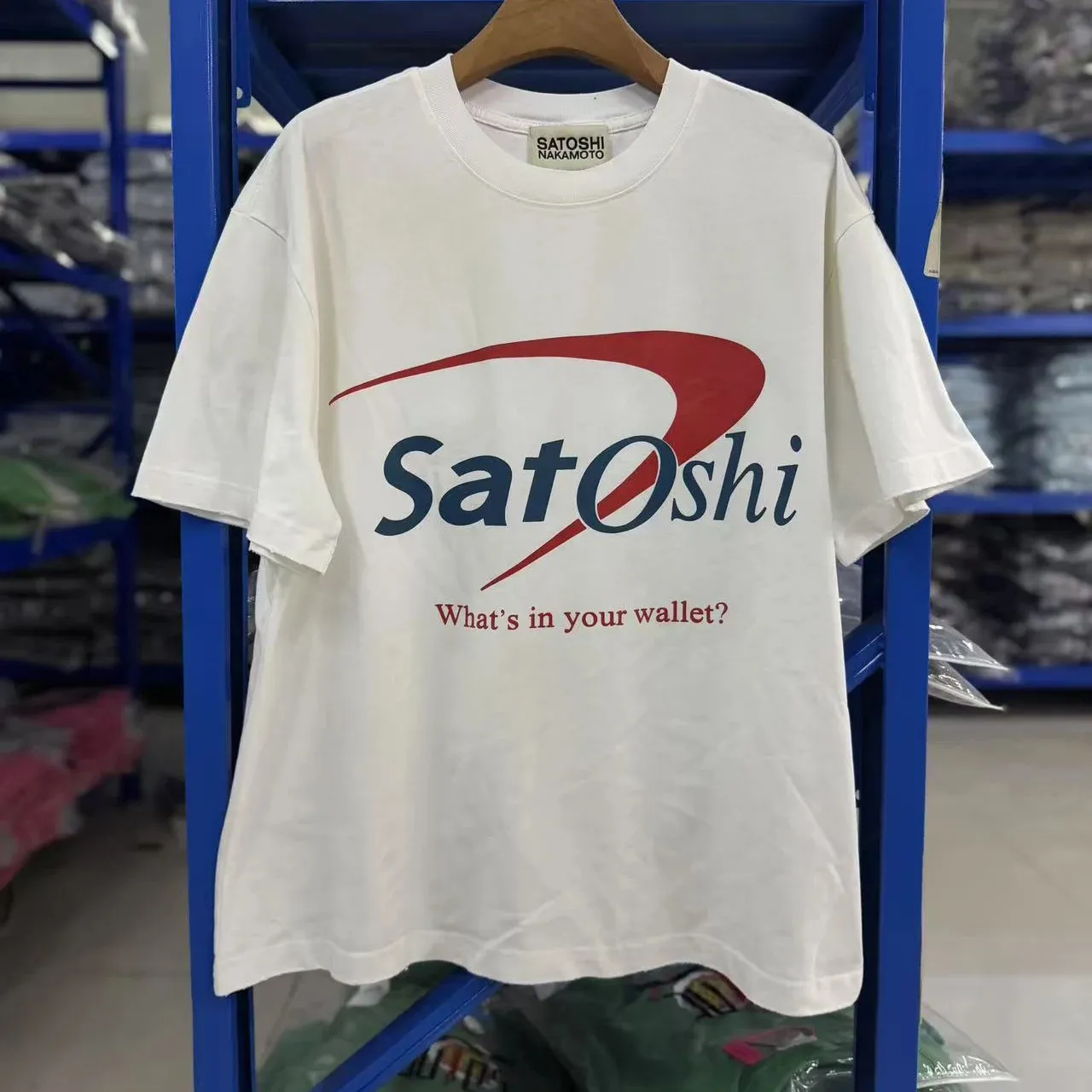 Wholesale 26SS Satoshi Nakamoto T Shirt Mens Multi Color Bead