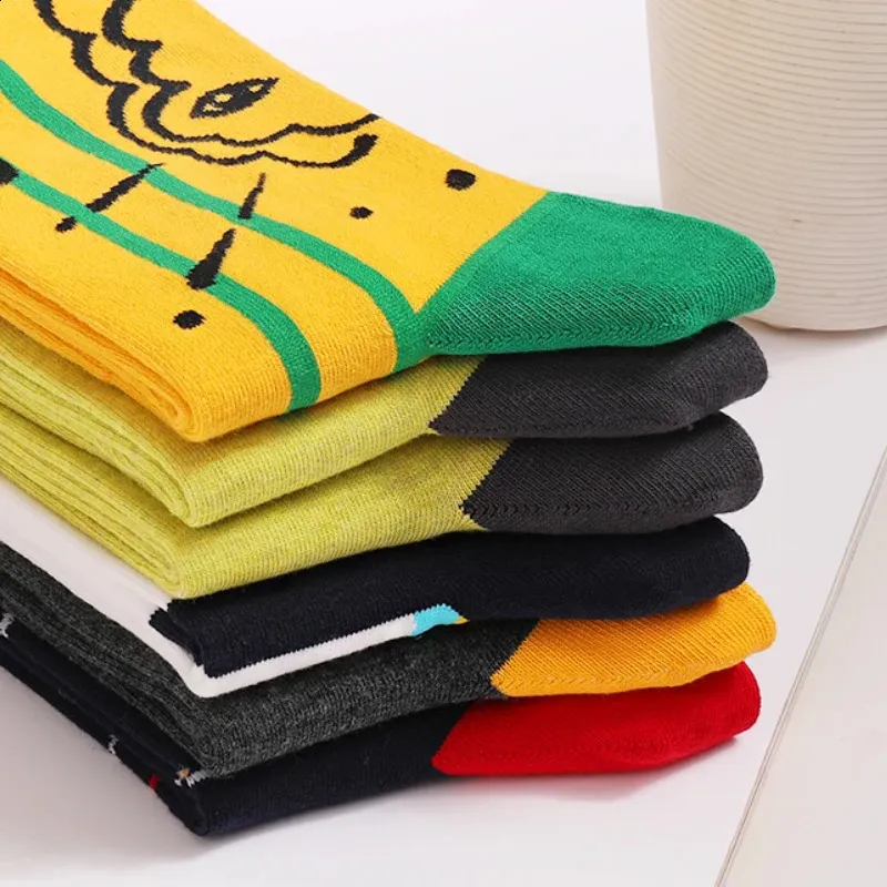 fun dress socks with Flamingos for Men | Mens Crew Cotton Socks These socks have air mesh ventilation knitting to increase the air circulation around your feet A Guide to Wearing Fun