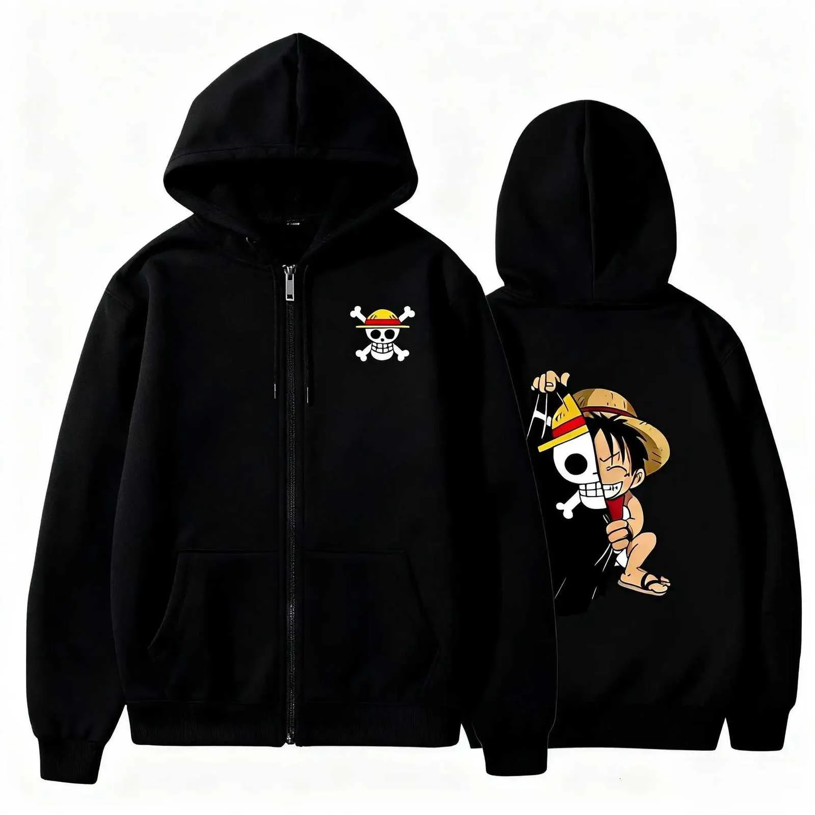 Bandai 2026 New Oversized One Piece Luffy Zip Up From Koehchswd