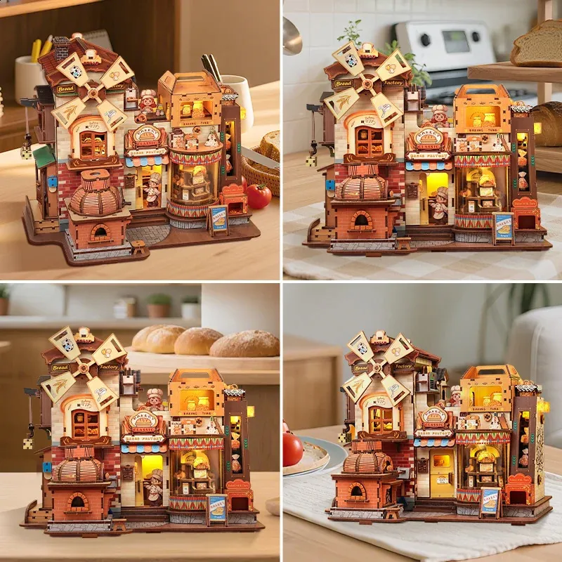 CUTEBEE 3D Wooden Puzzle Kit For Adults Assemble Your From