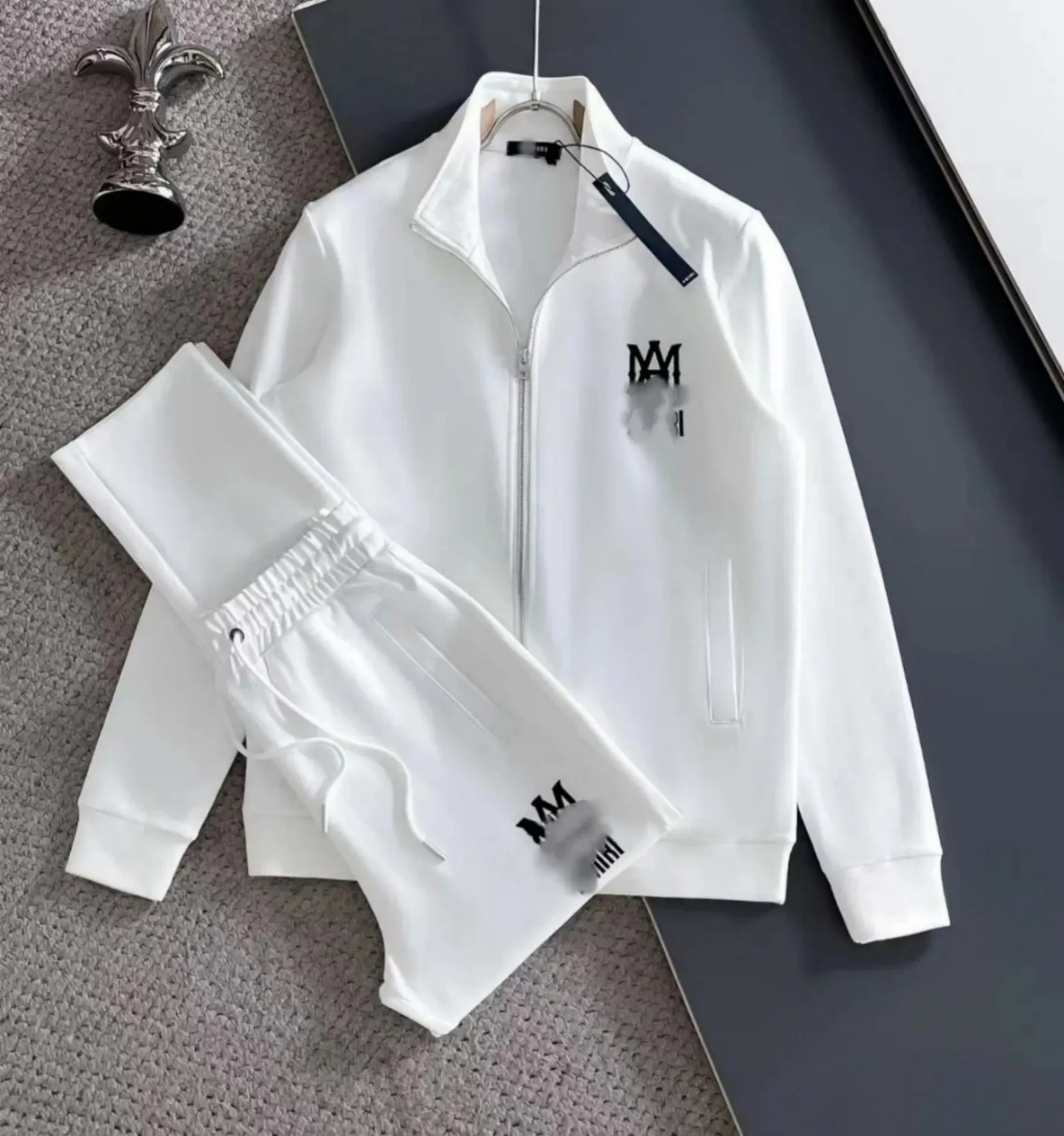 man dress set sweat UOUA Mens Suits Tracksuit 2 Piece Outfits Short Sleeve Casual Sweatshirt & Loose Jogging Pants Polo Track Suit Loungewear Athletic Sweatsuit Army Green S at Amazon Men's Clothing store 26ss Designer Tracksuits Sweatshirts Sets