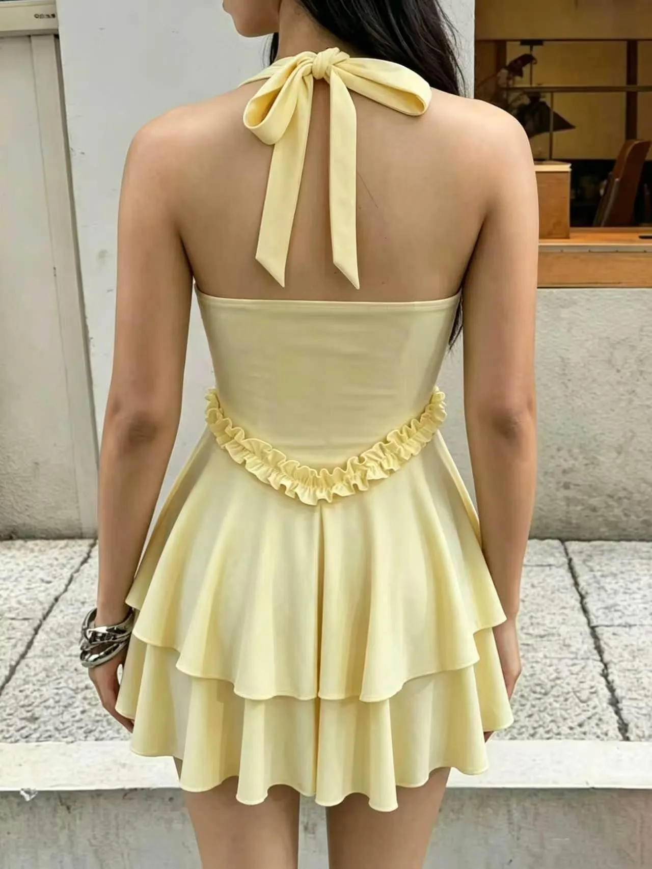 crochet white midi dress Esme Ruffle Dress To Impress Pink Dresses: Office/Work Dresses May be worn with Size:7XWC
