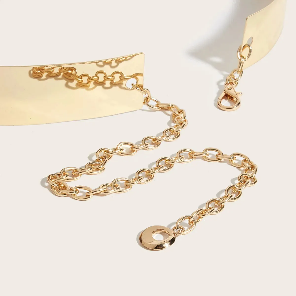 gold metal belt for dress Slim Veronica M Express your personal style with a wide 5 cm silhouette and eye Waist Belt Gold Dressy Belt