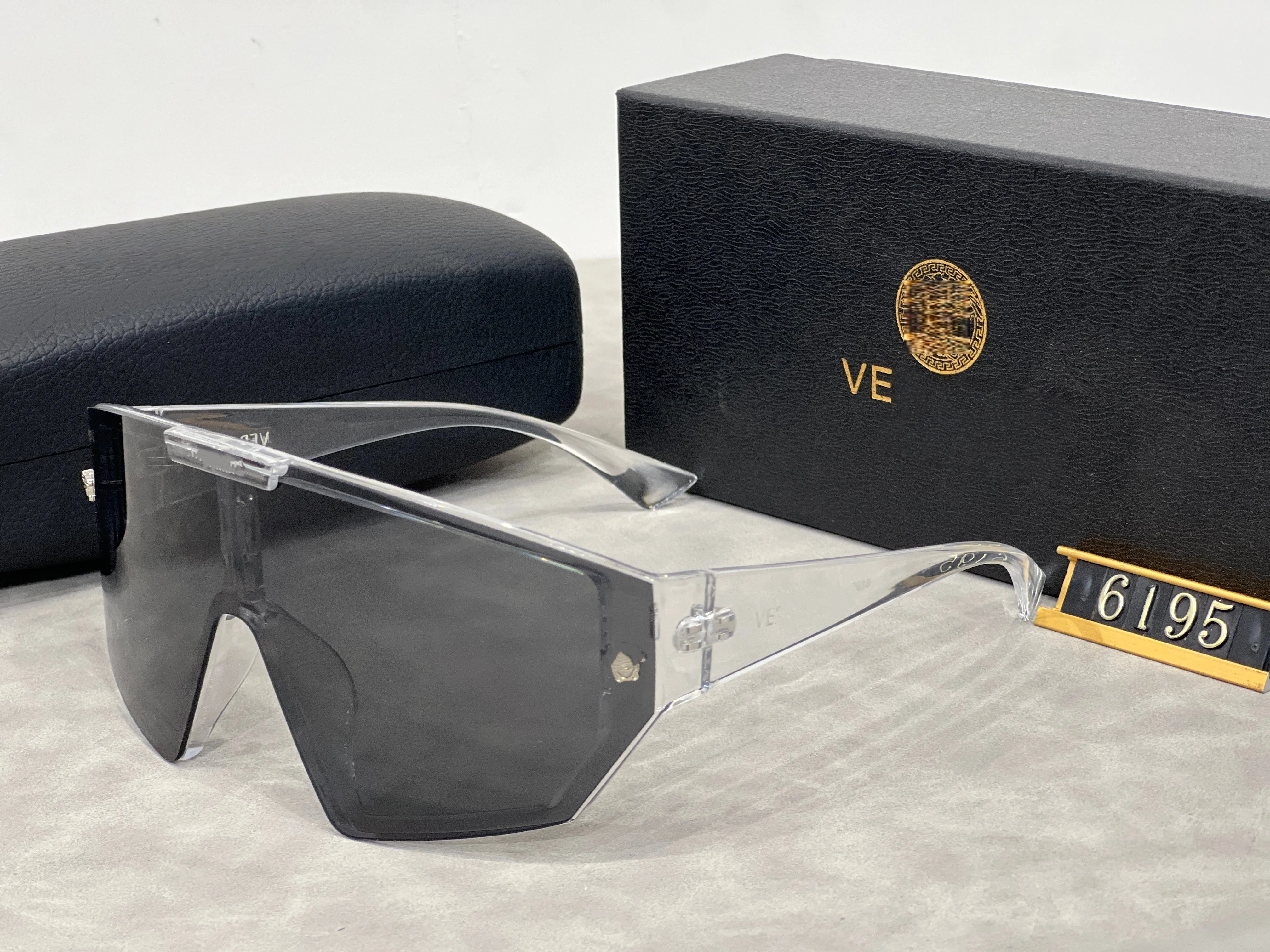 Unisex Oversized Shield Sunglasses, One Piece Square... From  display picture 2