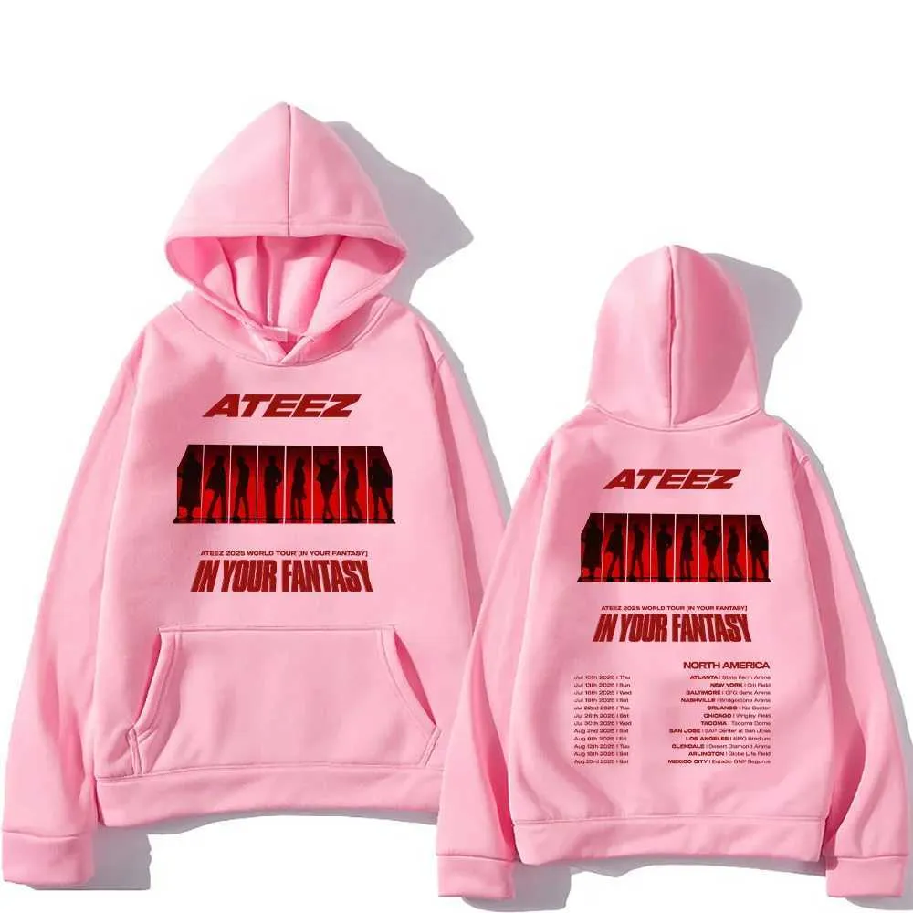 Ateez New World Tour Kpop Hoodie, Unisex Vintage From Xiazer
