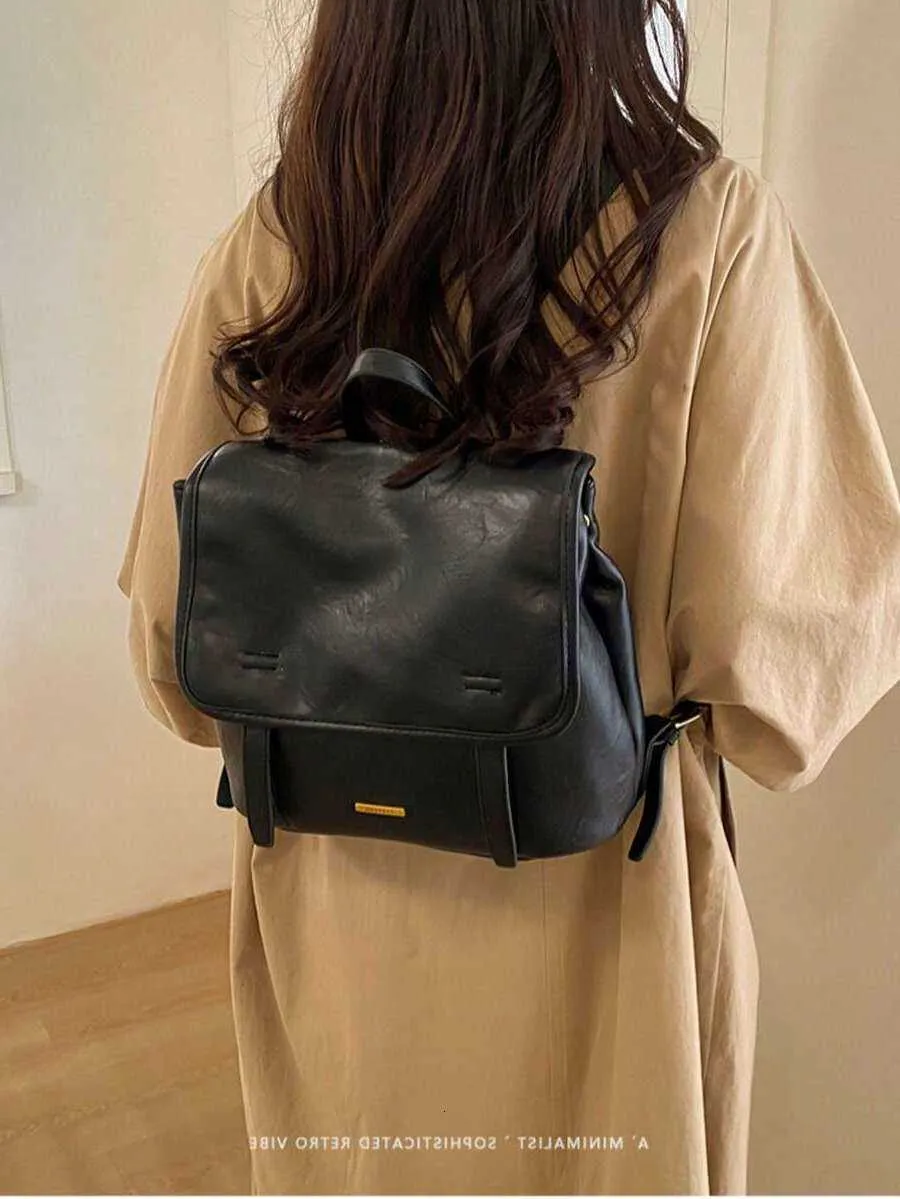 black soft leather backpack womens Mini Sleek and Minimalist Cowhide Daypack for Urban Women Put it in a dry Wesccimo Genuine Leather Backpack Purse