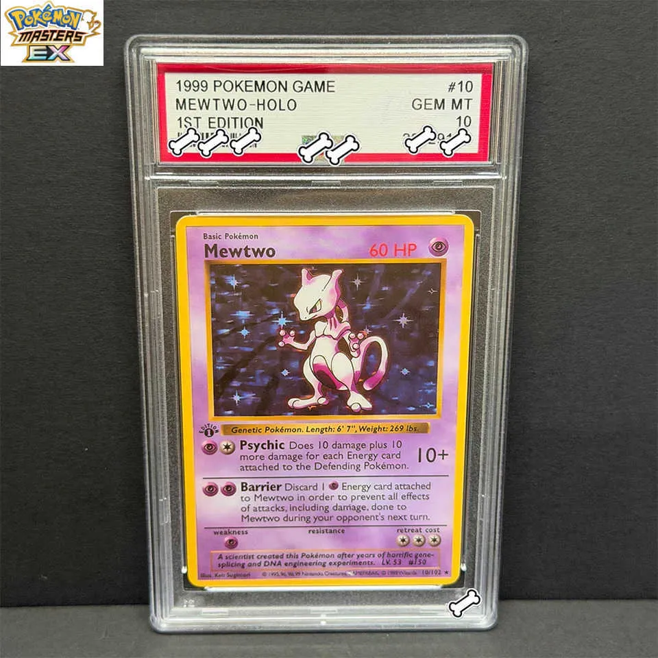 holographic mewtwo card Pokemon Credit Card Skin Celebrate the incredible history of the TCG hobby by adding this Mewtwo 1999 Pokemon Base Set Holo Rare #10 PSA Authenticated 7 Card to your vault Goldin | The Global Go-To