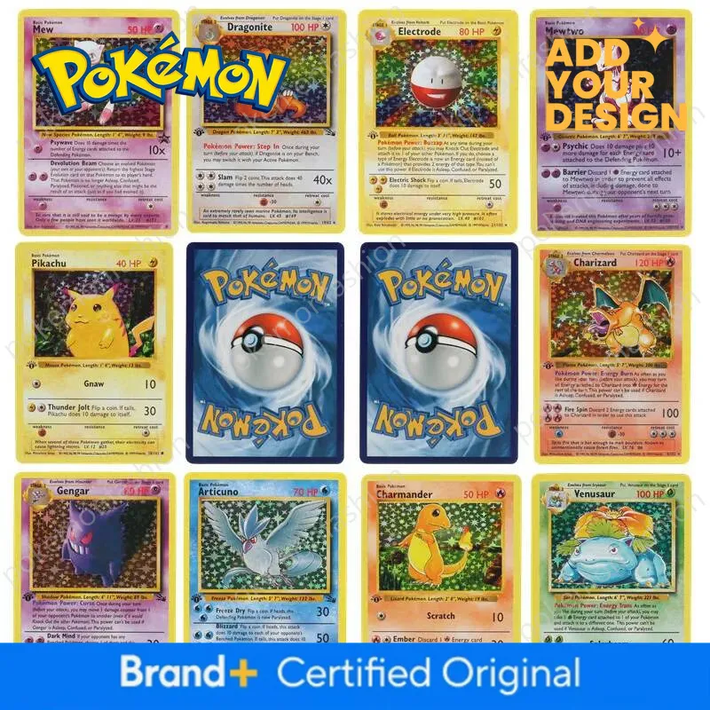 pokemon cards first generation Pokmon 1st/2nd from 1999! Pack of 50 Guaranteed Holographics and editions!! No more then 6 energy cards in each lot unless requesting more! Product ID: 792759981470 : Toys & Games The Most Valuable Gen 1