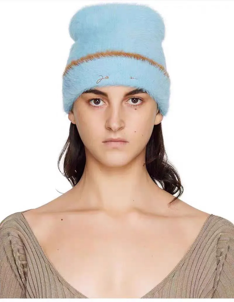 Faux Fur Fuzzy Bucket Hat, Unisex Winter Beanie, Warm Cozy Plush Streetwear BFONS Faux Fur Winter Bucket Hat for Women Men Fuzzy Warm  main image 3