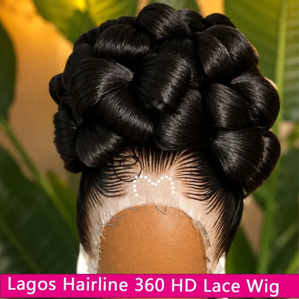 360 HD Full Lace Body Wave Body Wave Frontal Wig With  display picture 1