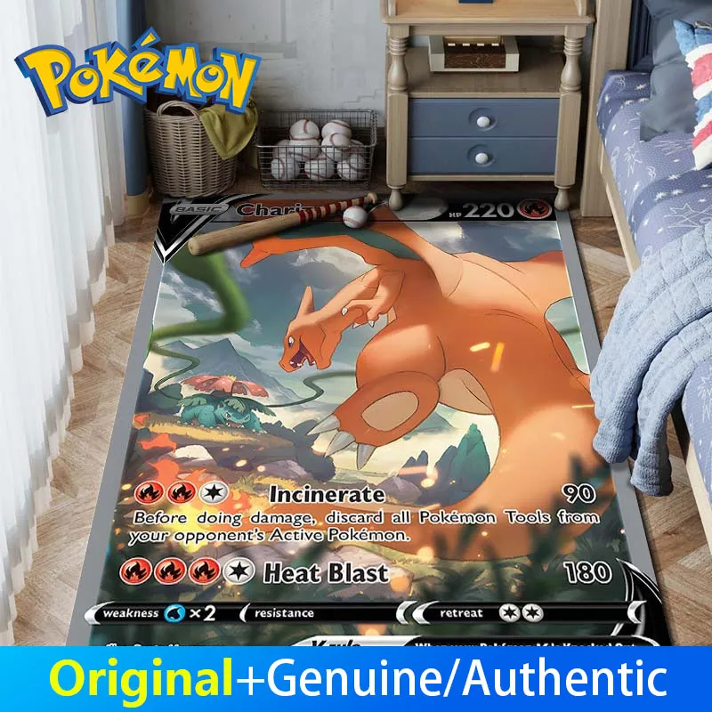 charizard pokemon card rug Pokmon Rugs Bulbasaur, & Squirtle otakurug I just got this custom