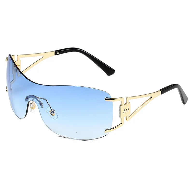 Unisex Oversized Rimless One Piece Shield Polarized... From  display picture 3