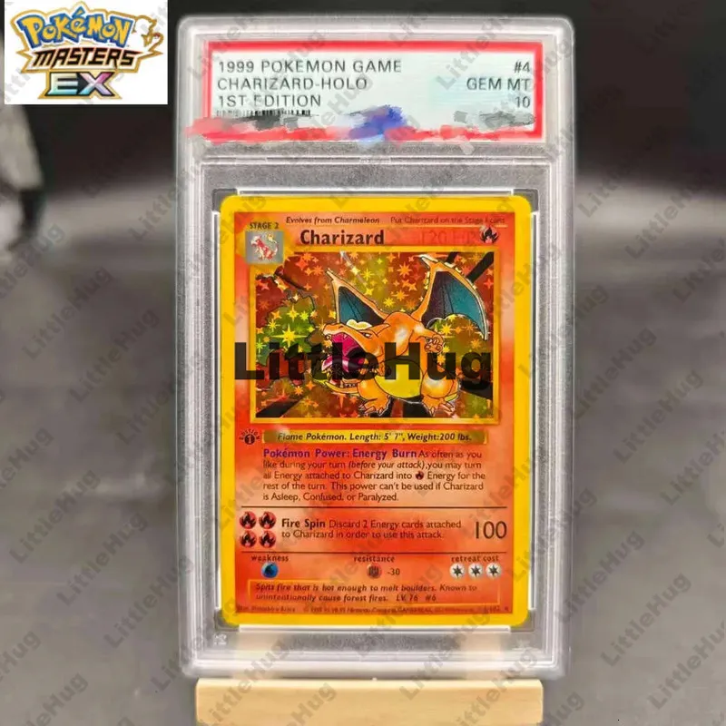 charizard 1999 holographic 4 102 pokemon card - 4/102 Celebrate the incredible history of the TCG hobby by adding this Charizard 1999 Pokemon Base Set Holo Rare #4 PSA Authenticated 6 Card to your vault Real vs Fake: How to