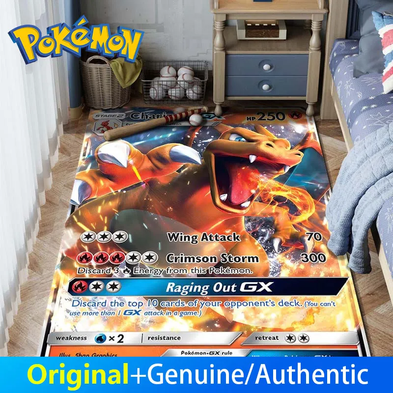 charizard pokemon card rug otakurug POKEMON Pokemon Kids Charizard Area