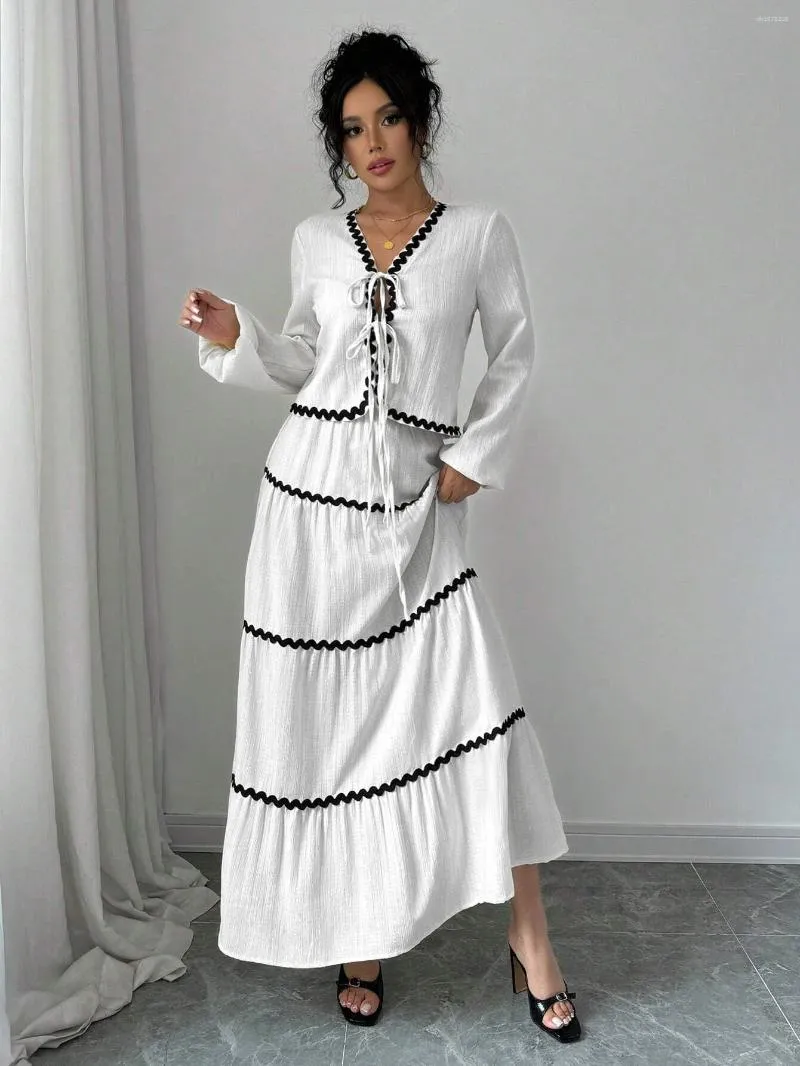 winter two piece dress Sexy Pieces Prom with Slit Skirt, Graduation School Party Go DressesTailor Eterna Fabric Type Piece Dress Womens Knit Dresses