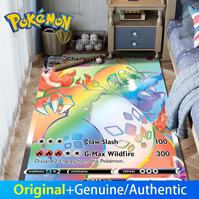 pokemon card rug Pokémon Kids Room Blue Non Slip Area Rug, 69 in x 52 in, (Officially Licensed Product) by Franco : Home & Kitchen a plush and colorful addition to playrooms that inspires adventure and creativity in your child’s space. Pokemon Card Rug