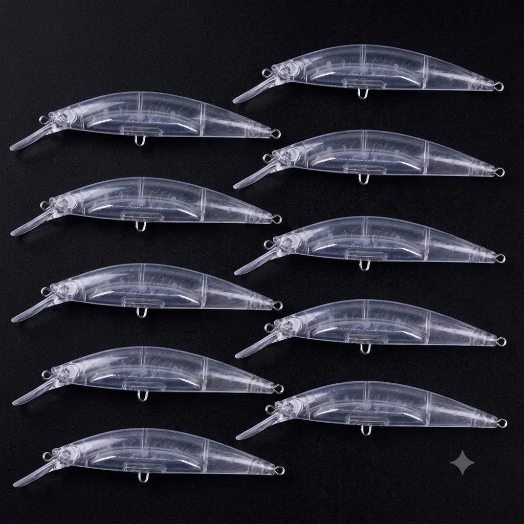 blank fishing lures Shelt 10 Pcs 5