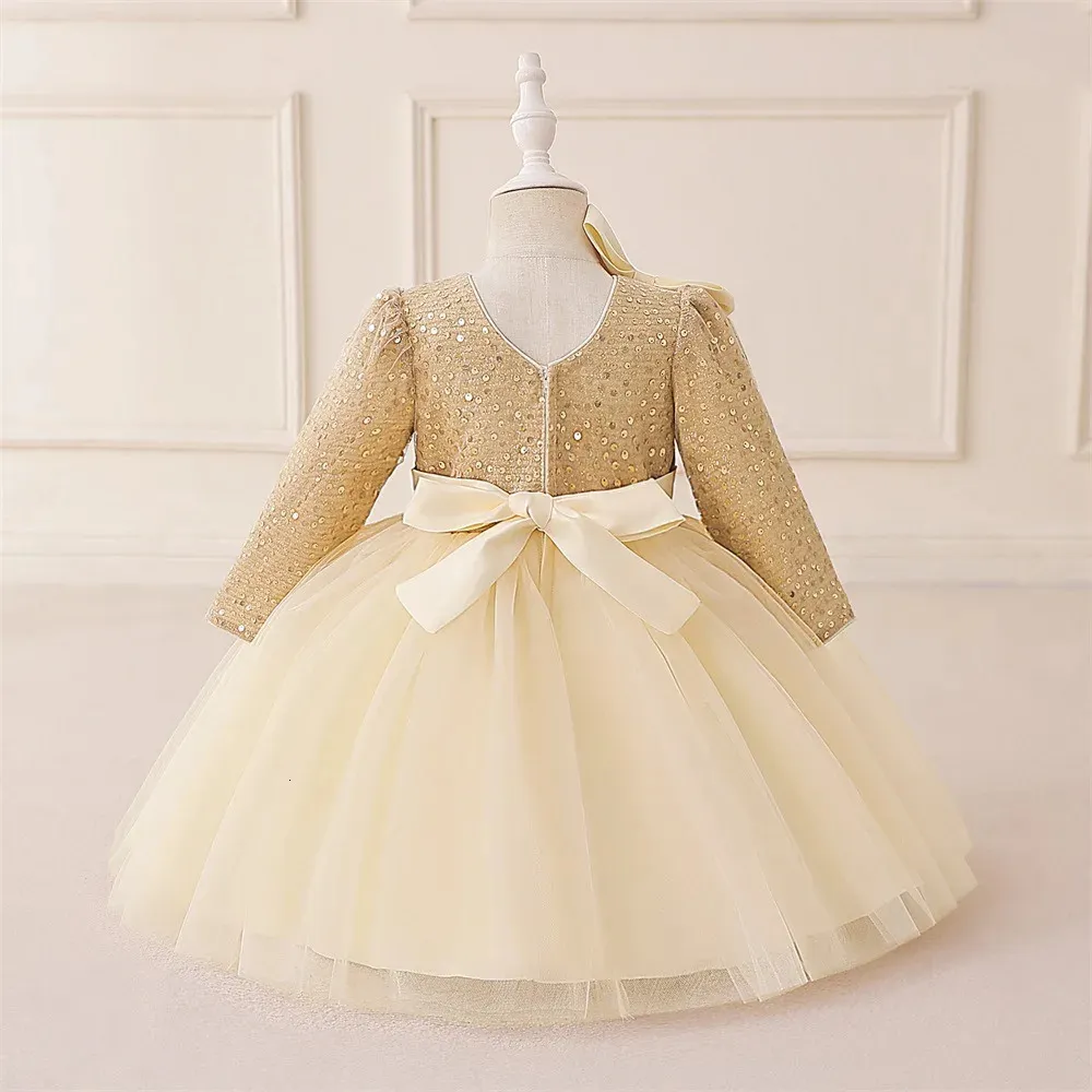 gold sequin infant dress Long Sleeve Baby Girl Dress, First... From Fan08, Rs.2,496.65 23rd May 2025