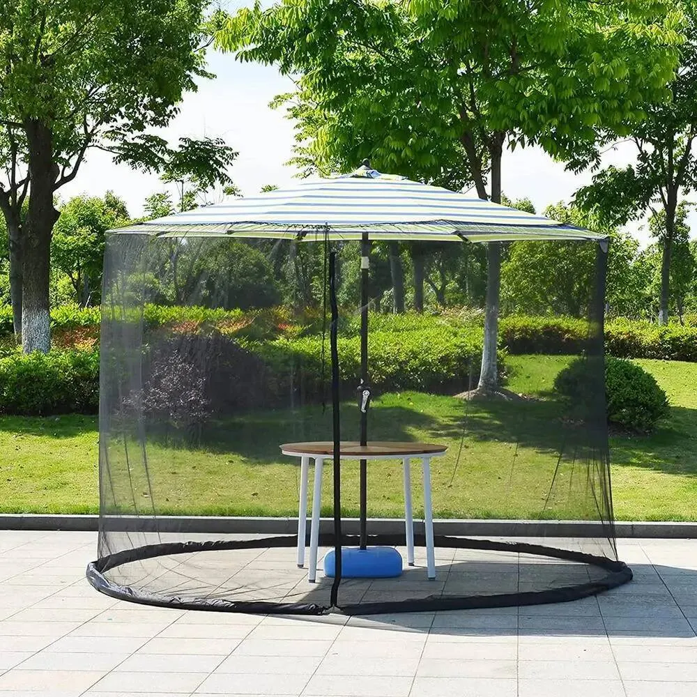 adjustable patio umbrella screen Mosquito Nets,Polyester Mesh Net Screen,Universal Canopy Net with Zipper Door and Rope,Fits 8-10FT Outdoor Umbrellas and Tables. (Black) : Patio, Lawn & Garden Classic Accessories has been a trusted name in outdoor living for over 35 years 8-12 Feet Patio Umbrella Table