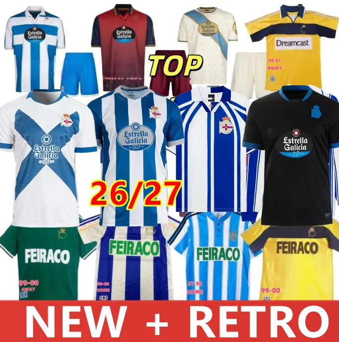 26 27 デポルティボ デ ラ コルーニャ レトロ サッカー ユニフォーム