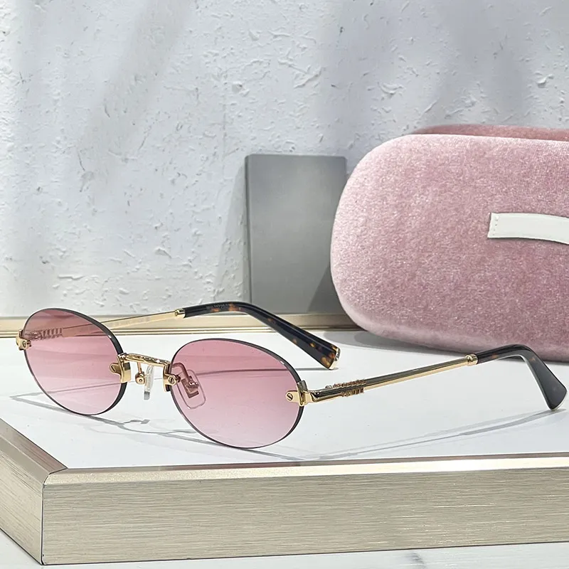 UV Protected Womens Mini Frameless Oval Pink... From  display picture 2