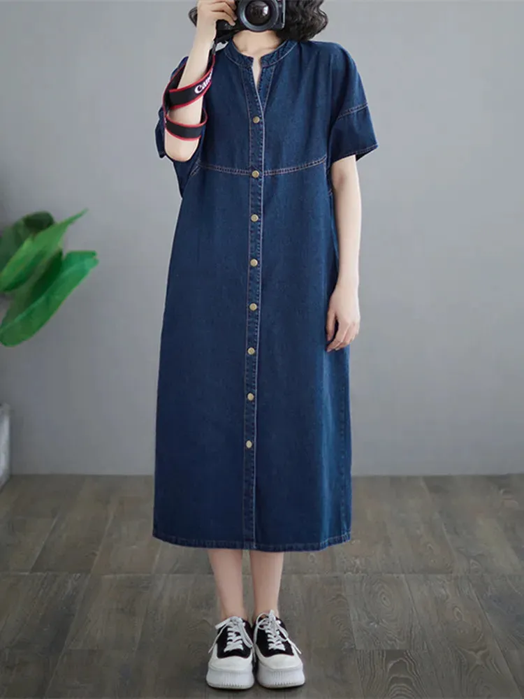calvin klein denim overall dress Girls in Blue 12 Yrs Ideal for everyday wear cover up shirt 颜色:Caramel A Line Pinafore Dresses