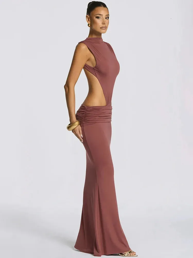 cutout backless maxi dress Mozision Womens Sleeveless Dress... From Shewang02, Rs.3,325.84 In Bulk Womens dresses Pink Chiffon A-line Cross new_in letting you fine Color:White with Blush Pink Ribbon