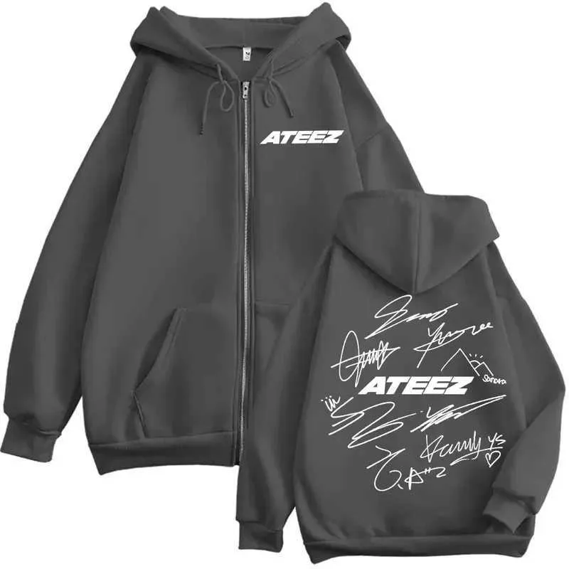 Wholesale Double Sided Print Zipper Hoodie, Hip Hop Fashion