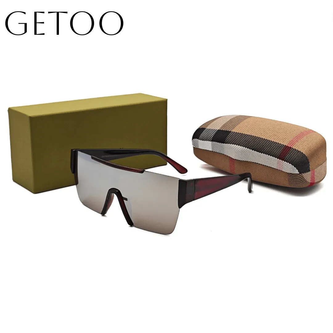 Futuristic Shield Sunglasses Rimless One Piece Goggles UV400 Shop Our Collection of 2024 Sunglasses - Fashion & Protection main image 3