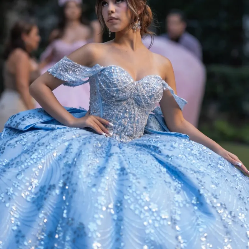 Luxury Blue Quinceanera Dresses Ball Gown Sweet 16... From 299,63 €