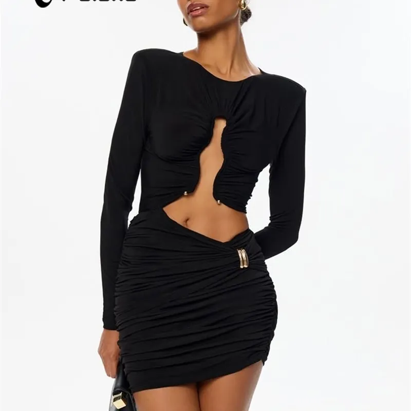 CNYISHE Womens Long Sleeve Hollow Out Bodycon Dress,... From Zara05, Rs.2,377.39