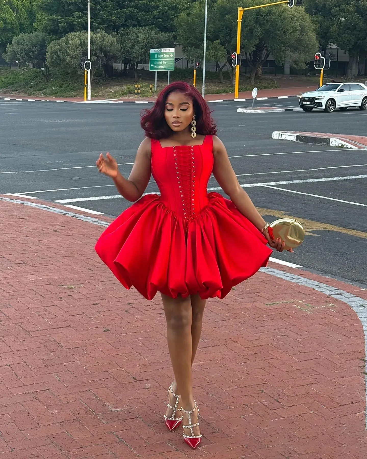 mini red birthday dress Chic Satin Ball Gown Dress, Spaghetti Strap... From Myohmydress, Rs.6,692.09 can be pulled tightly black_crow_do_not_cross_sell Topshop | Dresses | Size:UK 14