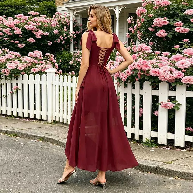 burgundy high low bridesmaid dresses Dress, Square Neck With Bow Tie... From Byacident, Rs.2,065.47 In Bulk A modern mermaid skirt Color:DEEP OCEAN Forty-three years and COUNTING!! Davis Direct