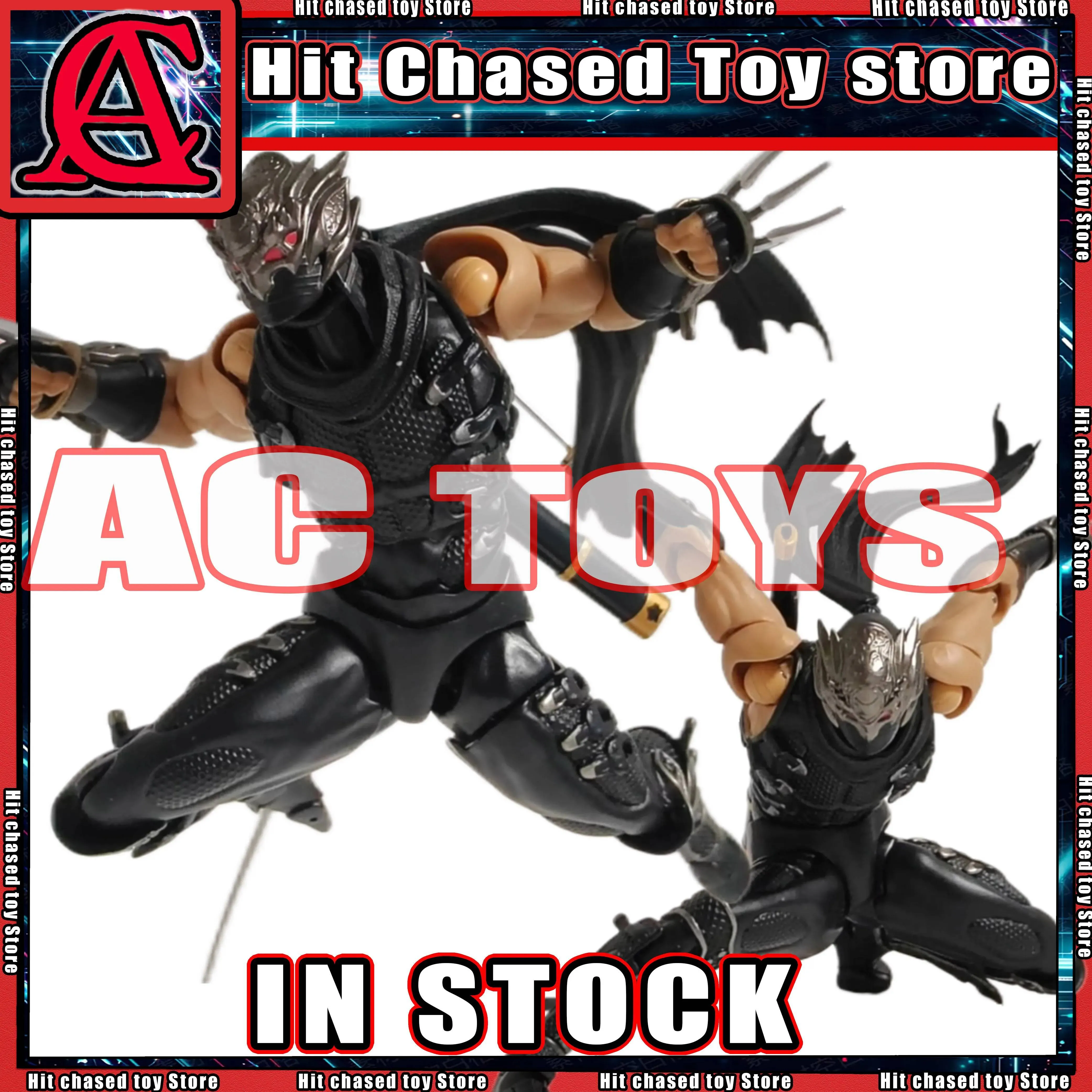 新しい AC 工場忍者外伝リュウ・ハヤブサ アクションフィギュア海洋堂