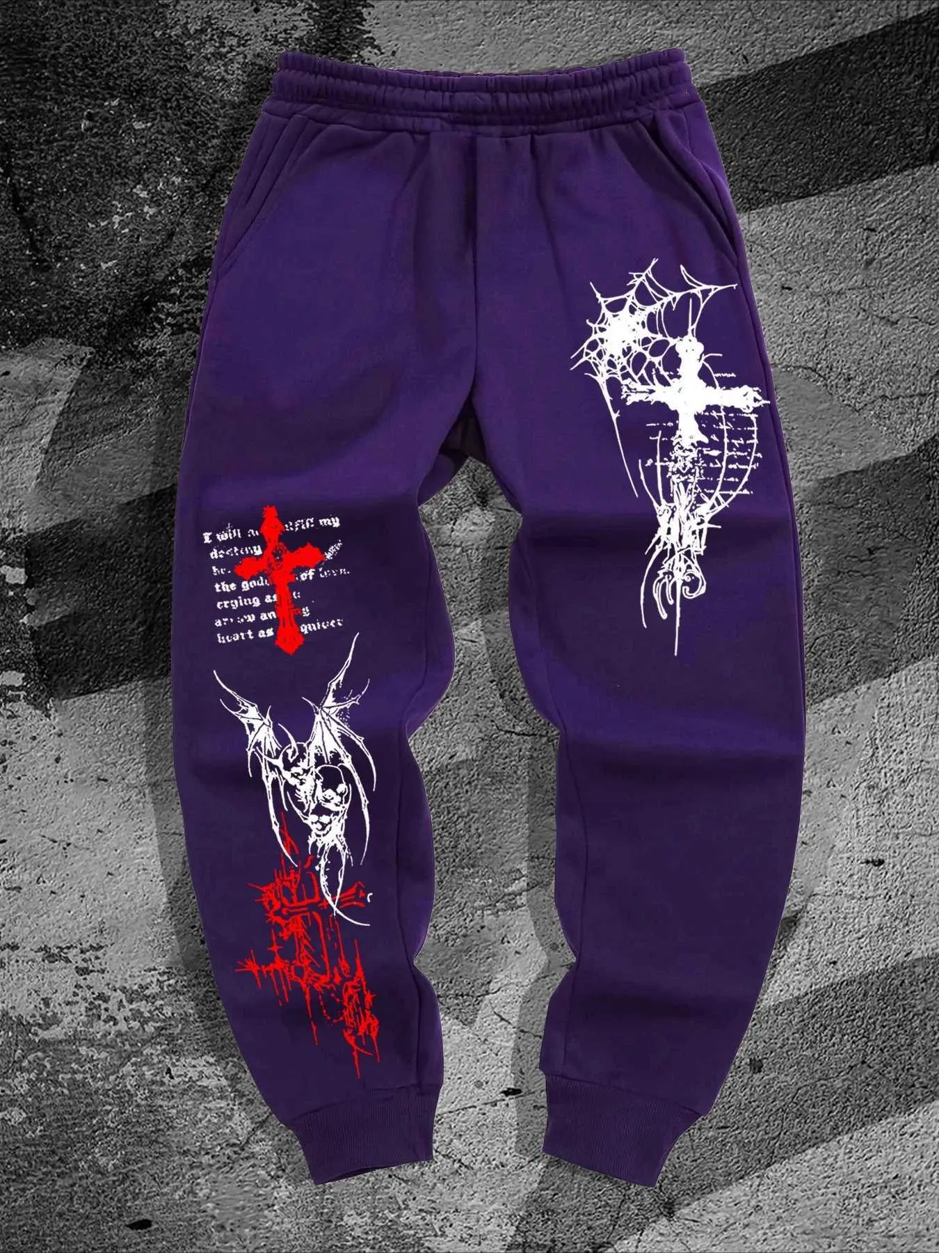 2026 Summer Retro Gothic Punk Style Mens 3D Printed From