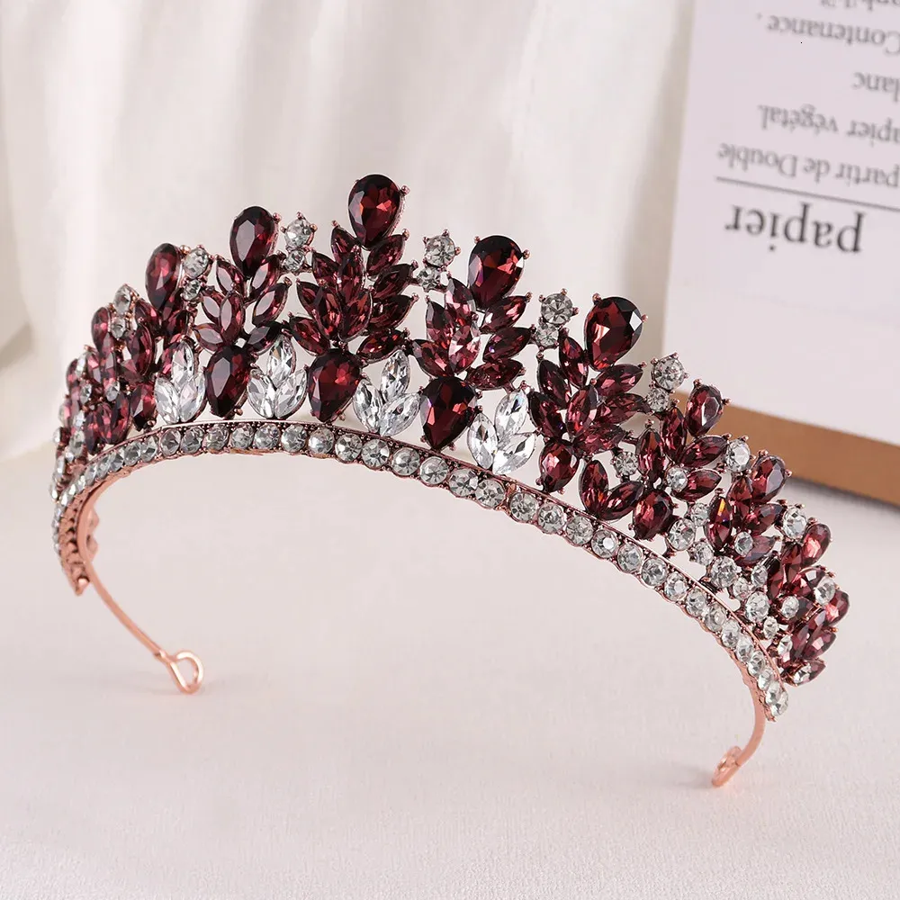 Woodland Fairy Baroque Queen Crystal Bridal Tiara Crown Woodland Crown tiara green fairy queen birthday gift prom  main image 2