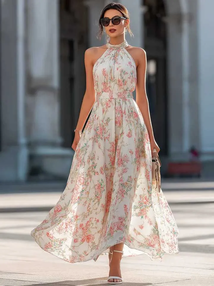 cotton garden party dress Waverly in Green Gingham | Flowy Tiered Maxi Dress for Parties, Nantucket & Summer 2026 Reservation Type:12 Day Rental Designed for Comfort Boho Kaftan Dress Champagne Satin Bridesmaid Champagne